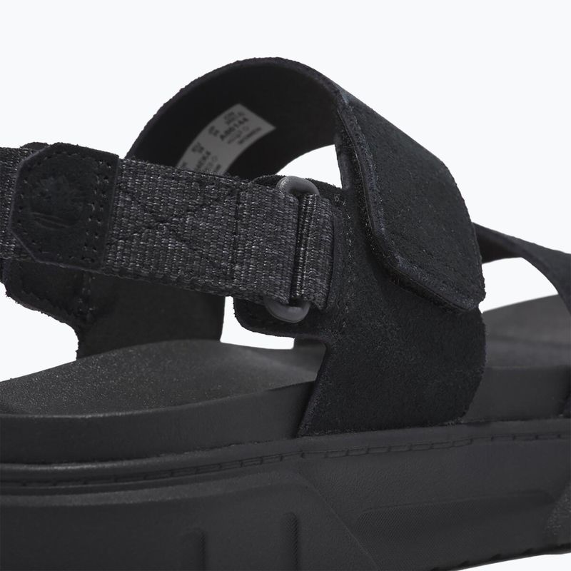 Sandali Timberland donna Greyfield 2 Strap in pelle scamosciata nera 14
