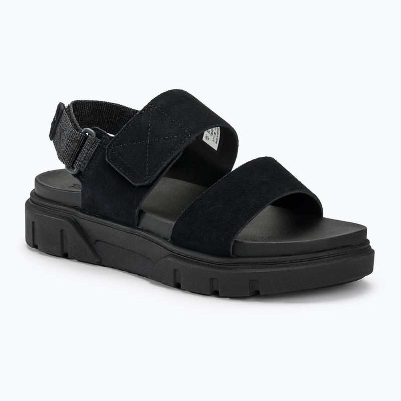 Sandali Timberland donna Greyfield 2 Strap in pelle scamosciata nera