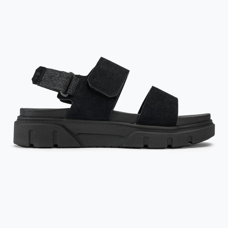 Sandali Timberland donna Greyfield 2 Strap in pelle scamosciata nera 2