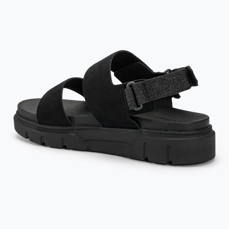Sandali Timberland donna Greyfield 2 Strap in pelle scamosciata nera 3