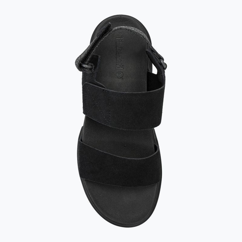 Sandali Timberland donna Greyfield 2 Strap in pelle scamosciata nera 5
