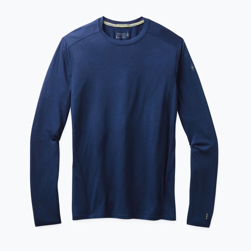 Smartwool Merino 150 Baselayer manica lunga da uomo in scatola manica lunga termica blu indaco 4