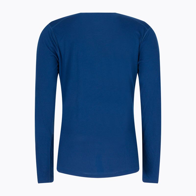 Smartwool Merino 150 Baselayer manica lunga da uomo in scatola manica lunga termica blu indaco 2