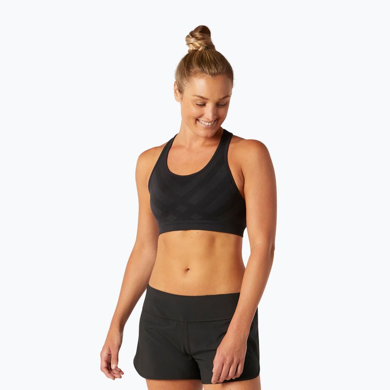 Reggiseno Smartwool Seamless Racerback nero