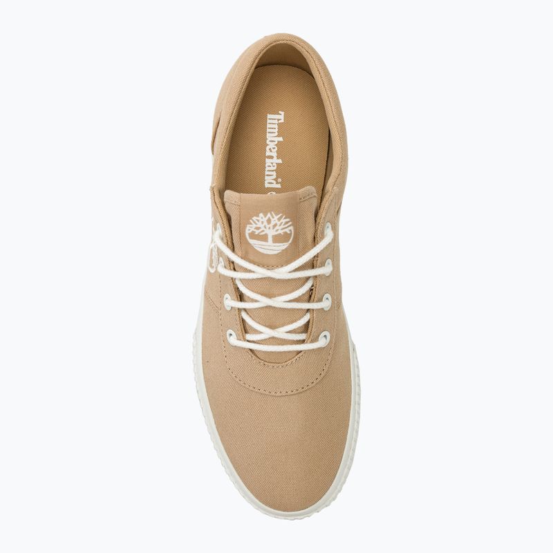 Scarpe da ginnastica Timberland Mylo Bay da uomo in tela beige chiaro 5