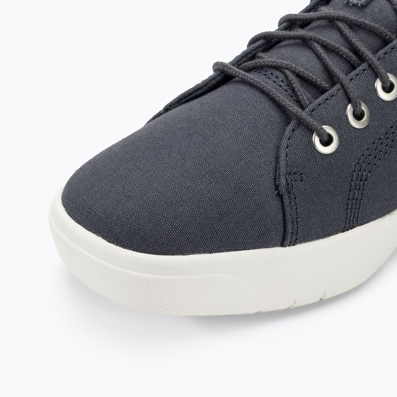 Scarpe da ginnastica da uomo Timberland Seneca Bay Low Lace in tela blu scuro 7