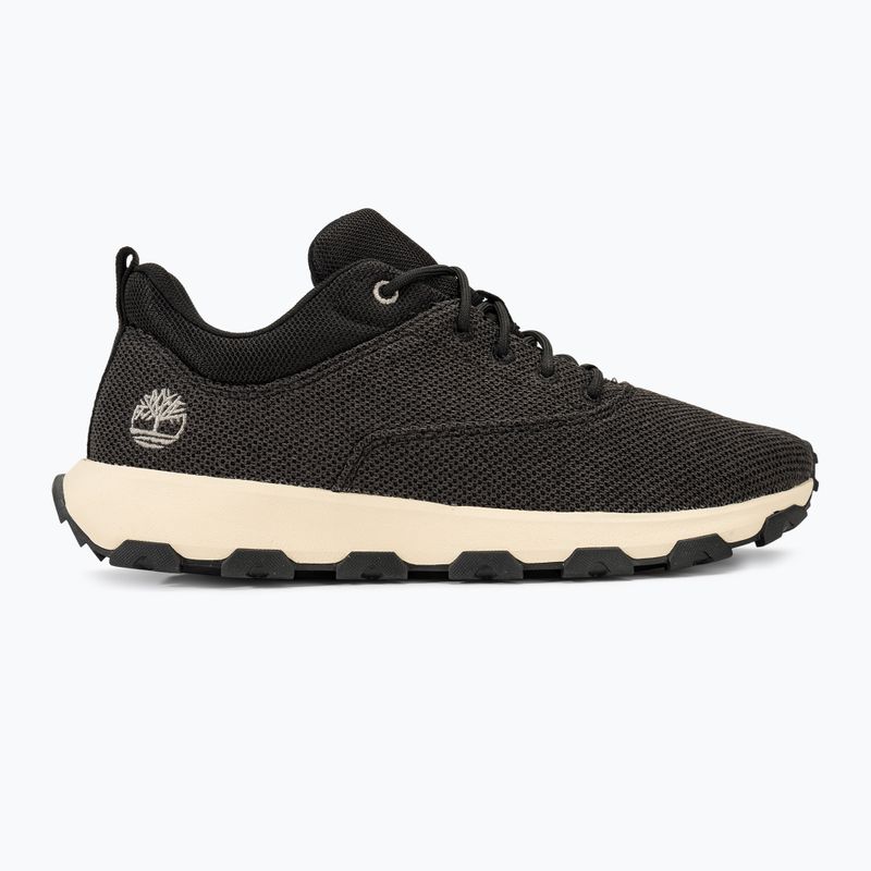 Scarpe Timberland da uomo Winsor Park Low Lace in maglia nera 2