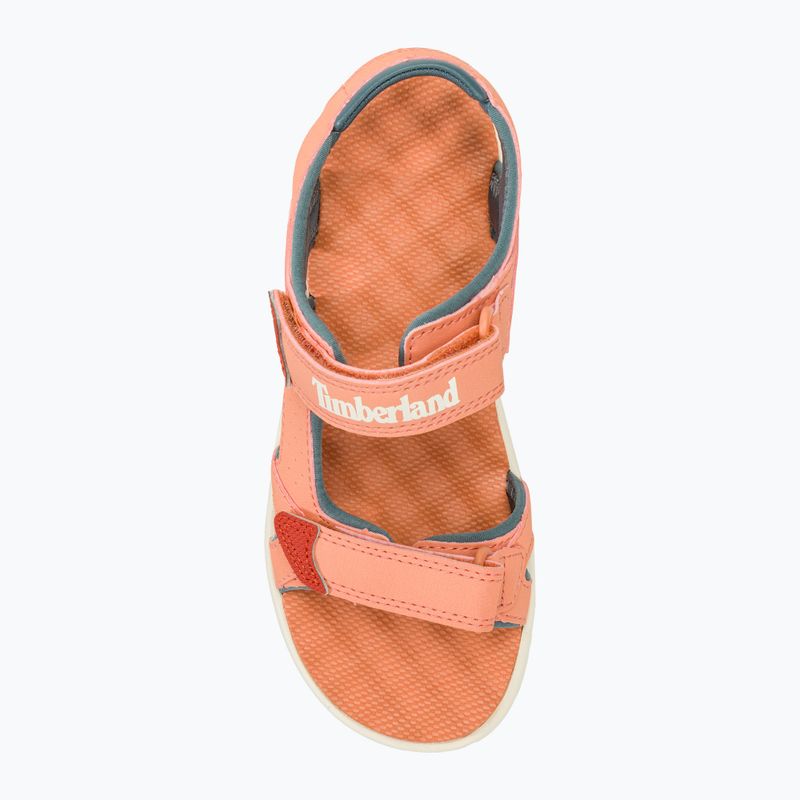 Timberland Perkins Row 2 Strap sandali junior arancione chiaro 5