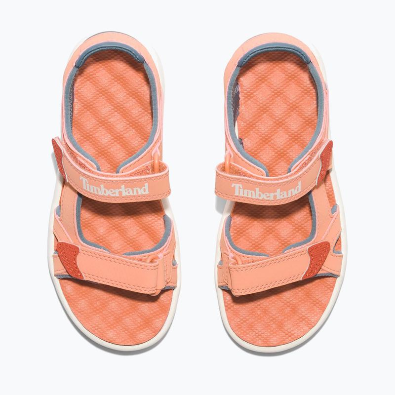 Timberland Perkins Row 2 Strap sandali junior arancione chiaro 11
