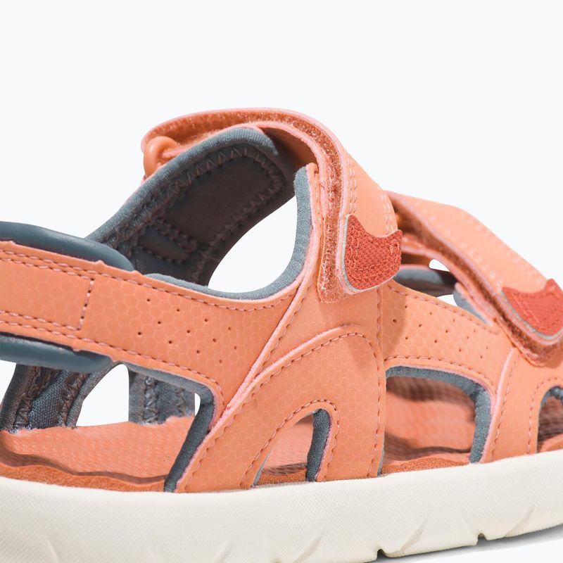 Timberland Perkins Row 2 Strap sandali junior arancione chiaro 13