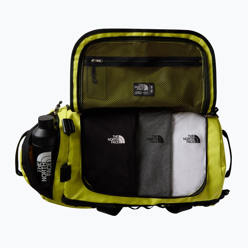 The North Face Base Camp Duffel M 71 l sulphur spring green/tnf black borsa da viaggio 4