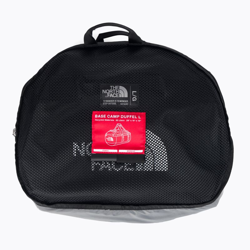 Borsa da viaggio The North Face Base Camp Duffel L 95 l nero/bianco 7