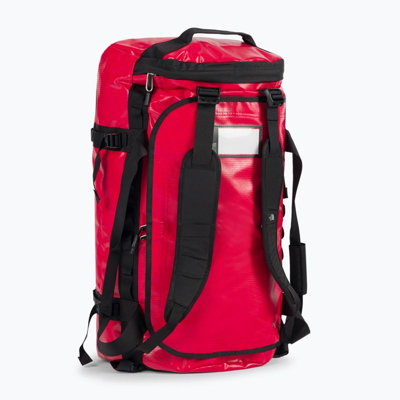 The North Face Base Camp Duffel L 95 l rosso/nero borsa da viaggio 2