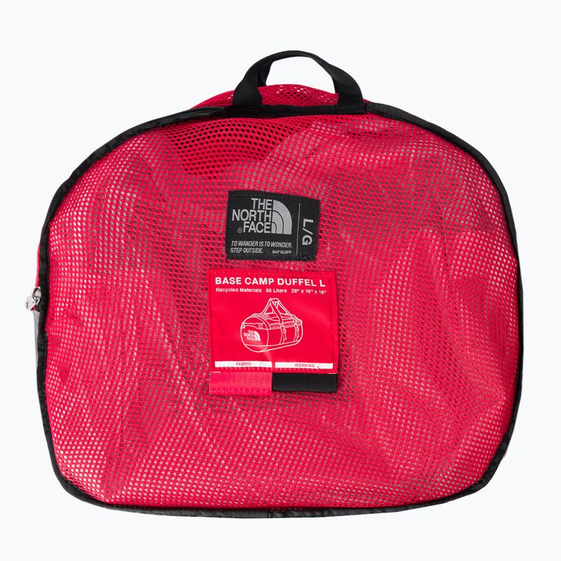 The North Face Base Camp Duffel L 95 l rosso/nero borsa da viaggio 7