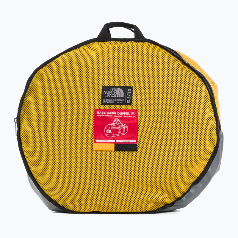 The North Face Base Camp Duffel XL 132 l borsa da viaggio Summit Gold/Nero 7