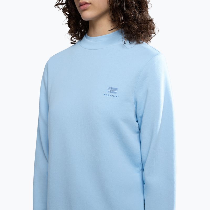 Felpa da donna Napapijri B-Nina blu chiaro 4