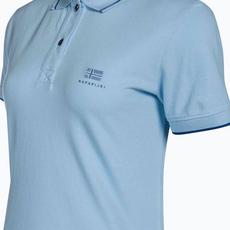 Polo da donna Napapijri E-Nina blu chiaro 7