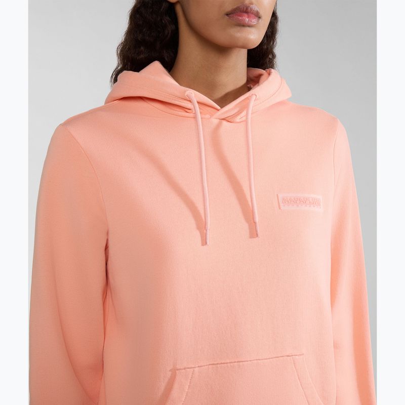 Napapijri B-Iaato H felpa rosa salmone damsack 4