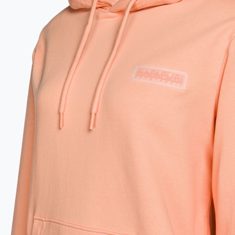 Napapijri B-Iaato H felpa rosa salmone damsack 7