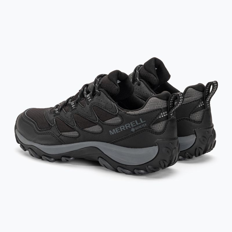 Scarpe da trekking da uomo Merrell West Rim Sport GTX nero 3