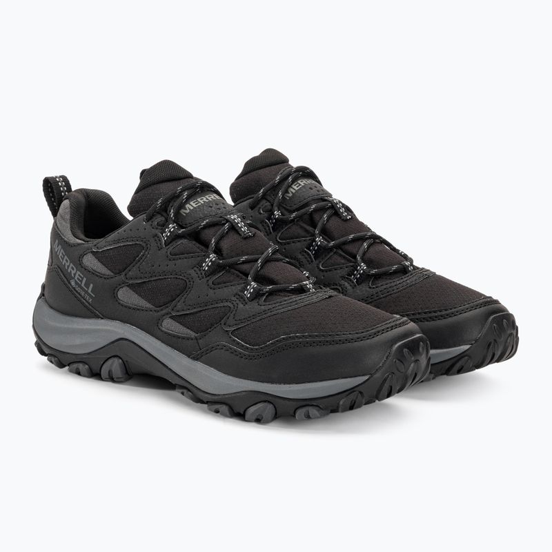 Scarpe da trekking da uomo Merrell West Rim Sport GTX nero 4