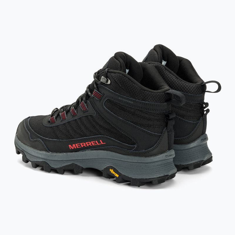 Scarpe da trekking da uomo Merrell Moab Speed Thermo Spike Mid WP nero 3