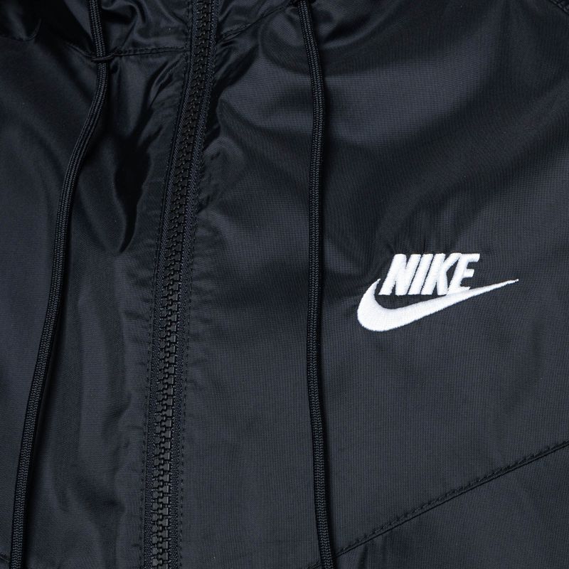 Giacca Nike Sportswear Windrunner uomo nero/bianco 3