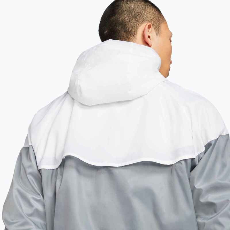 Giacca Nike Sportswear Windrunner uomo grigio fumo/bianco/grigio fumo/nero 6