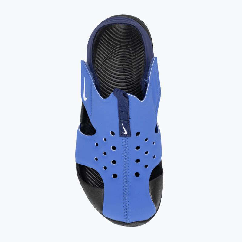 Sandali per bambini Nike Sunray Protect 2 signal blue/blue void/nero/bianco 5