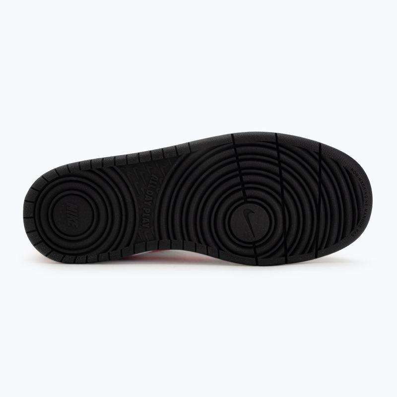 Nike Court Borough Mid 2 nero/impulso del tramonto/bianco scarpe da bambino 4