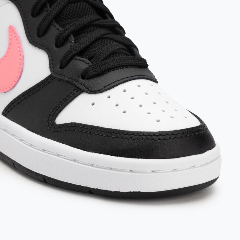 Nike Court Borough Mid 2 nero/impulso del tramonto/bianco scarpe da bambino 7