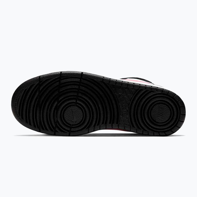 Nike Court Borough Mid 2 nero/impulso del tramonto/bianco scarpe da bambino 9