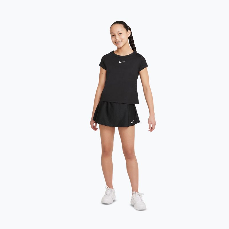 Gonna da tennis per bambina Nike Court Dri-Fit Victory black/white 2