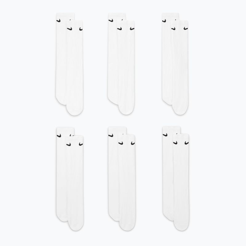 Skarpety Nike Everyday Cushioned 6 par white/black 3