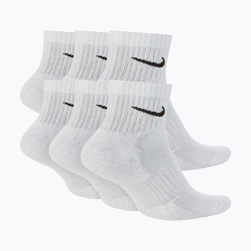 Calzini Nike Everyday Cushioned 6 paia white/black 2