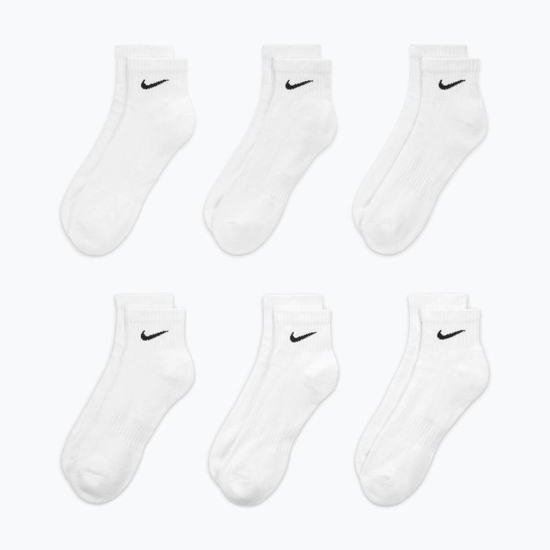 Calzini Nike Everyday Cushioned 6 paia white/black 3