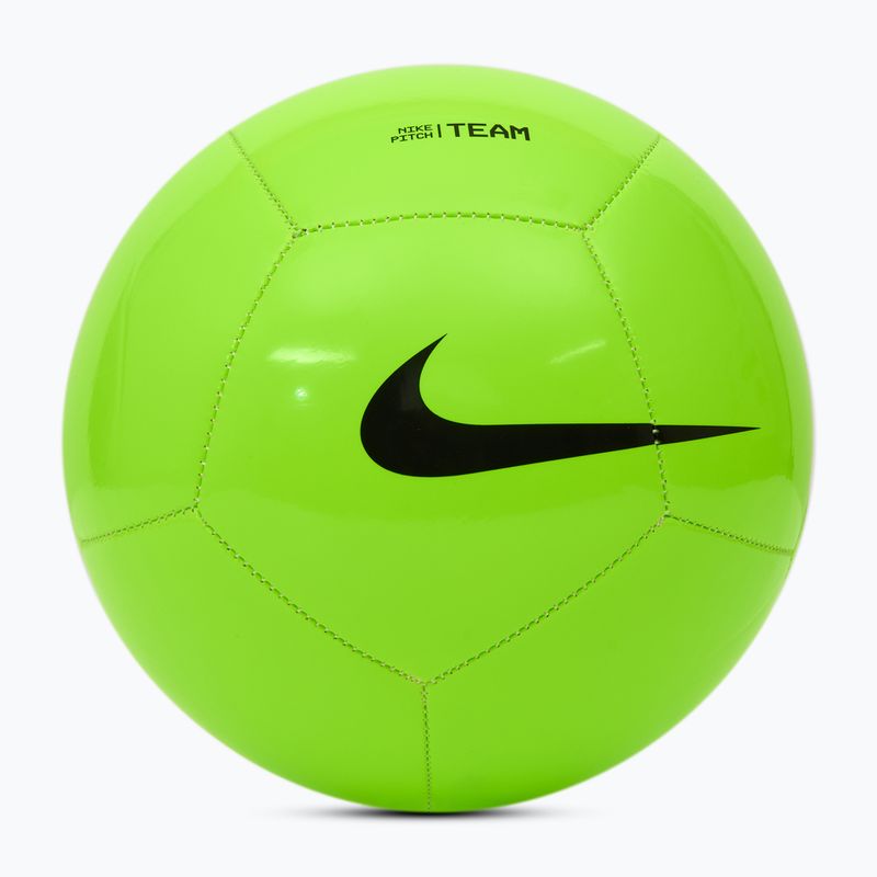 Pallone da calcioNike Pitch Team calcio dimensioni 4 verde elettrico / nero