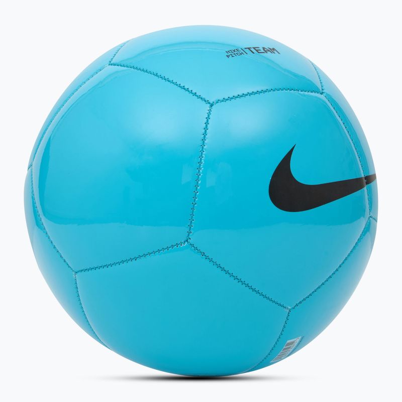Pallone da calcio Nike Pitch Team calcio dimensioni 4 blu fury / nero 2