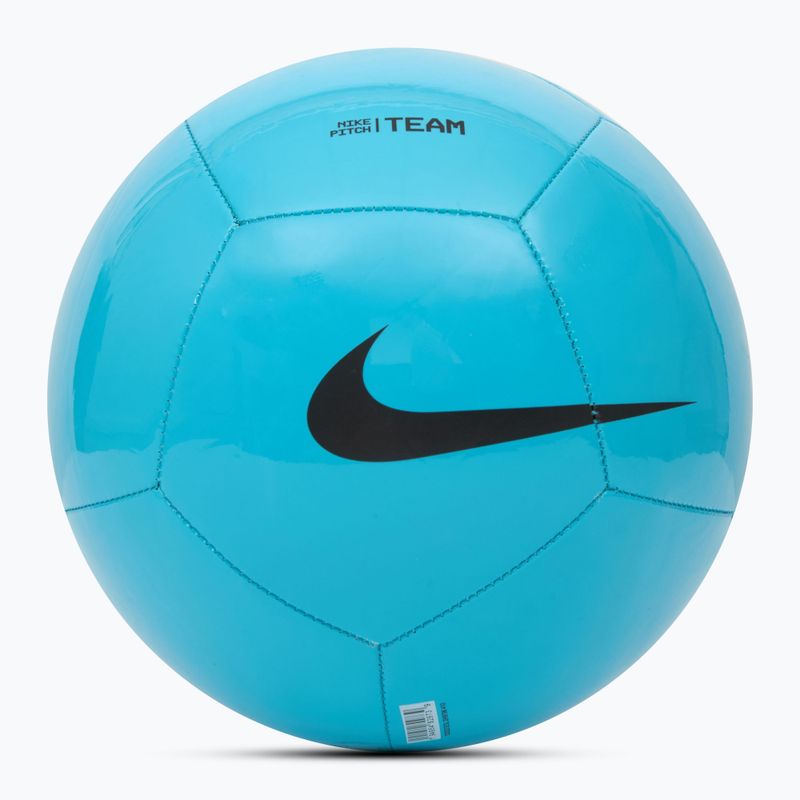 Pallone da calcio Nike Pitch Team calcio dimensioni 5 blu fury / nero