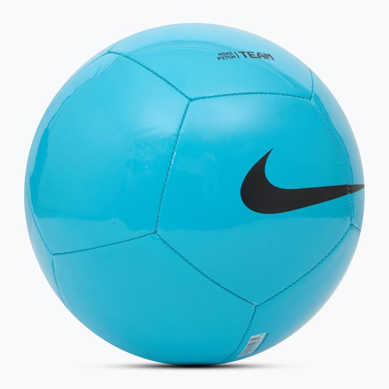 Pallone da calcio Nike Pitch Team calcio dimensioni 5 blu fury / nero 2