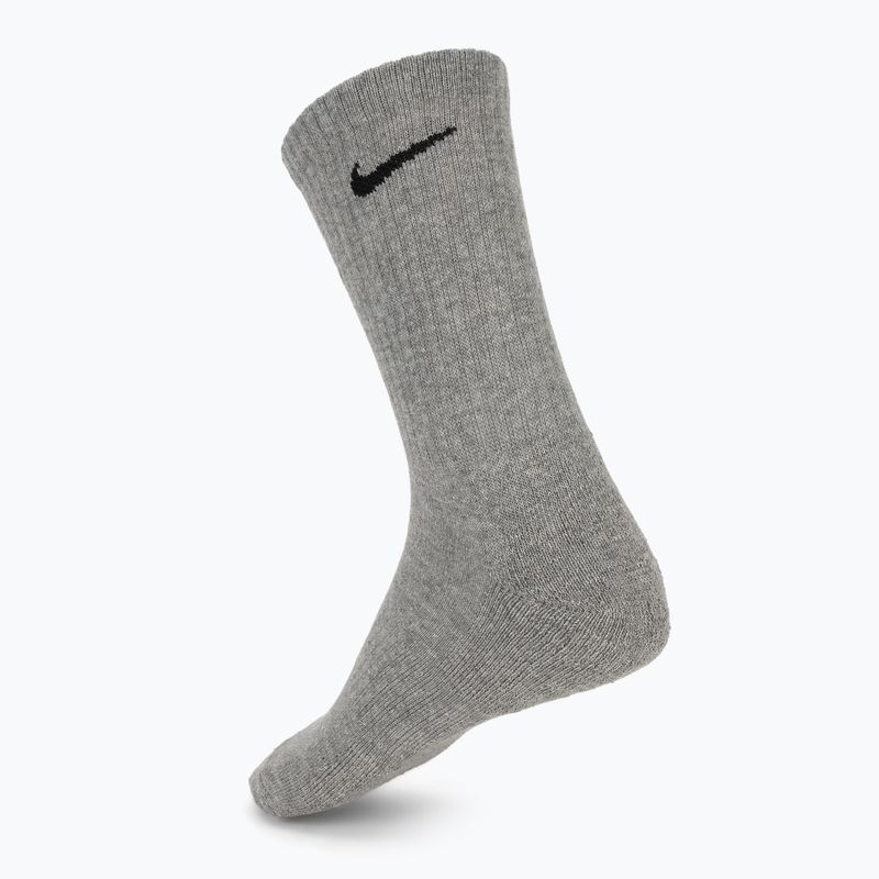 Calzini Nike Everyday Cushioned 6 paia carbon heather/black 2