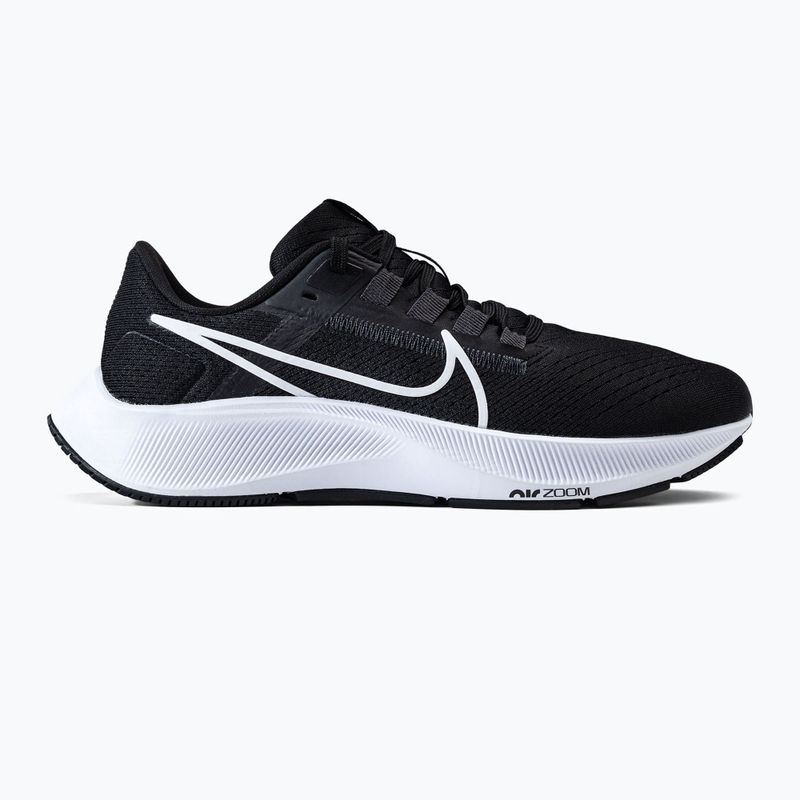 Scarpe da corsa da donna Nike Air Zoom Pegasus 38 nero/bianco/antracite 2