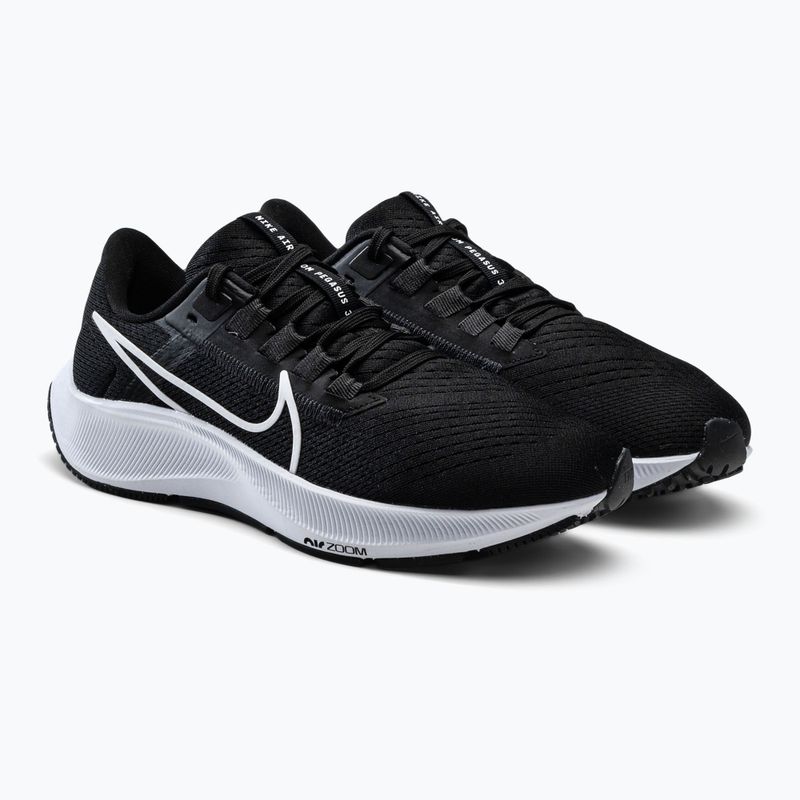 Scarpe da corsa da donna Nike Air Zoom Pegasus 38 nero/bianco/antracite 5