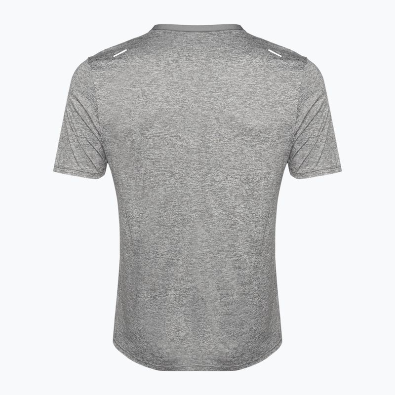 Maglietta da corsa Nike Dri-Fit Rise 365 grigio fumo/erba da uomo 2