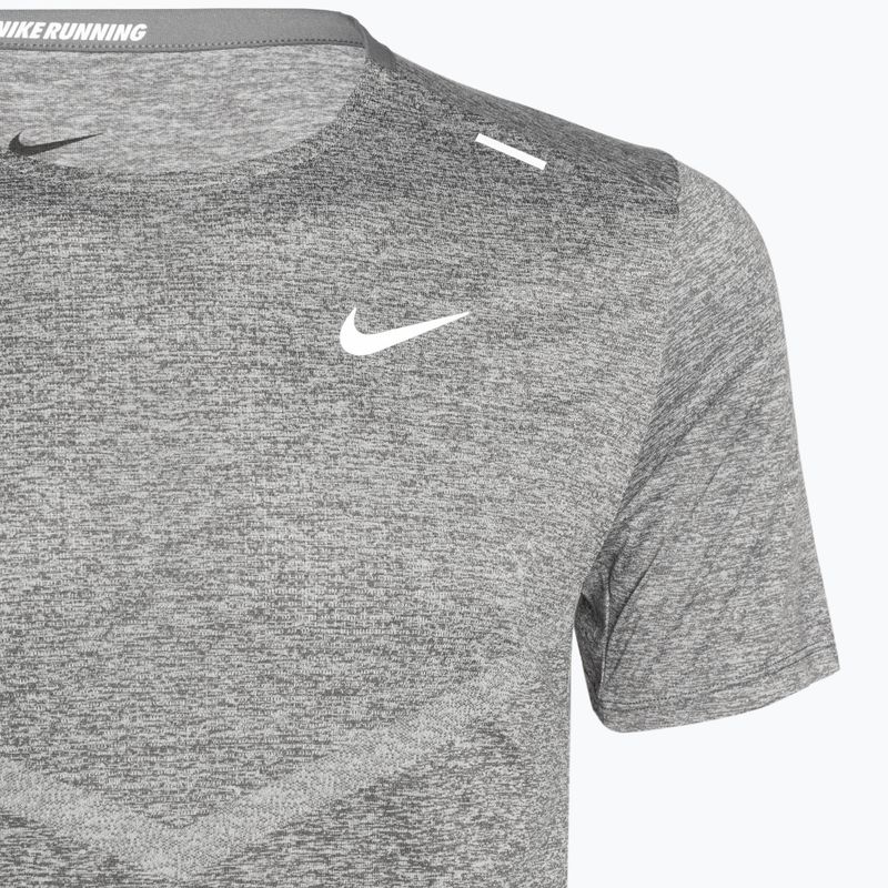 Maglietta da corsa Nike Dri-Fit Rise 365 grigio fumo/erba da uomo 3