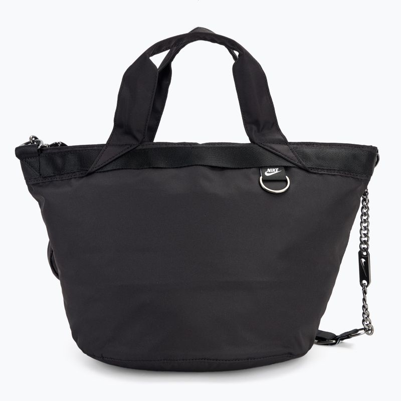 Borsa da donna Nike Futura Luxe 10 l nero/nero/grigio fumo chiaro 3