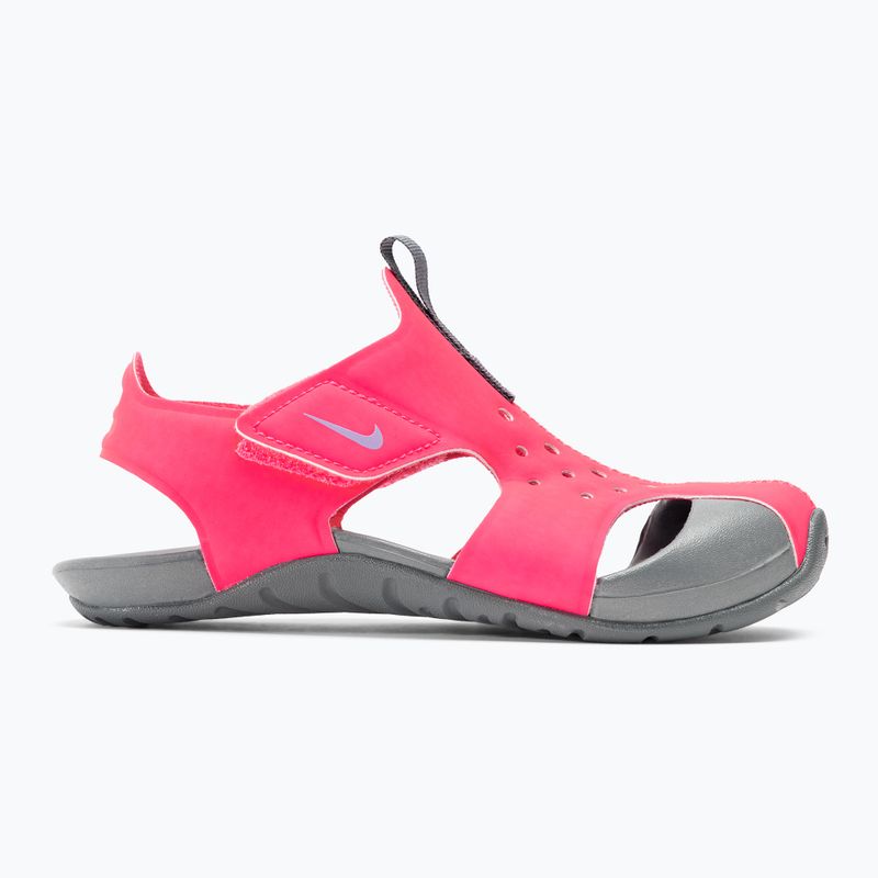 Nike Sunray Protect 2, sandali per bambini, iper rosa/grigio fumo/fuchsia glow 2