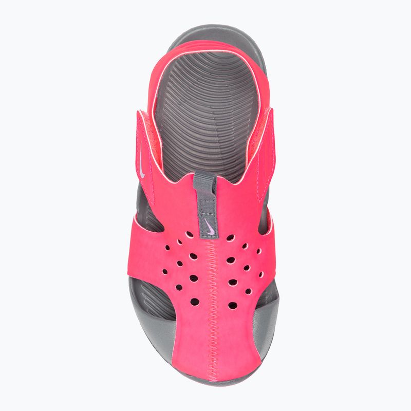 Nike Sunray Protect 2, sandali per bambini, iper rosa/grigio fumo/fuchsia glow 5