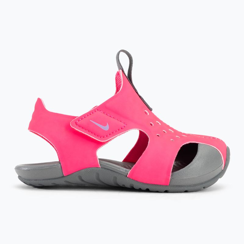 Nike Sunray Protect 2, sandali per bambini, iper rosa/grigio fumo/fuchsia glow 2