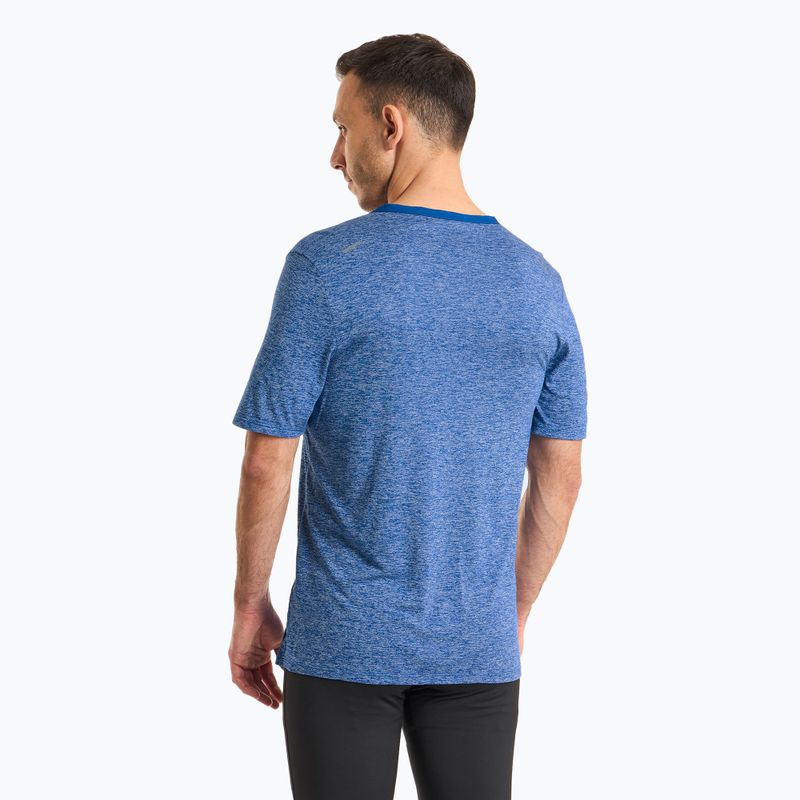Maglia da corsa Nike Dri-Fit Rise 365 Uomo, colore nero e royal 2